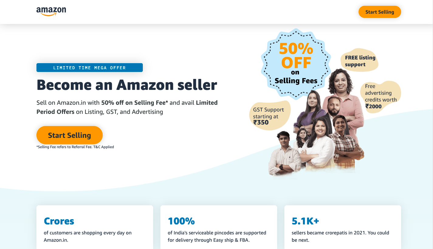 How to sell products online on Amazon