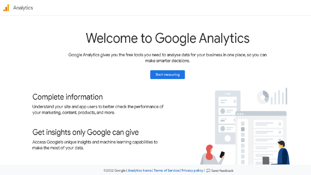 Google tools to measure website traffic, conversions and bounce rate